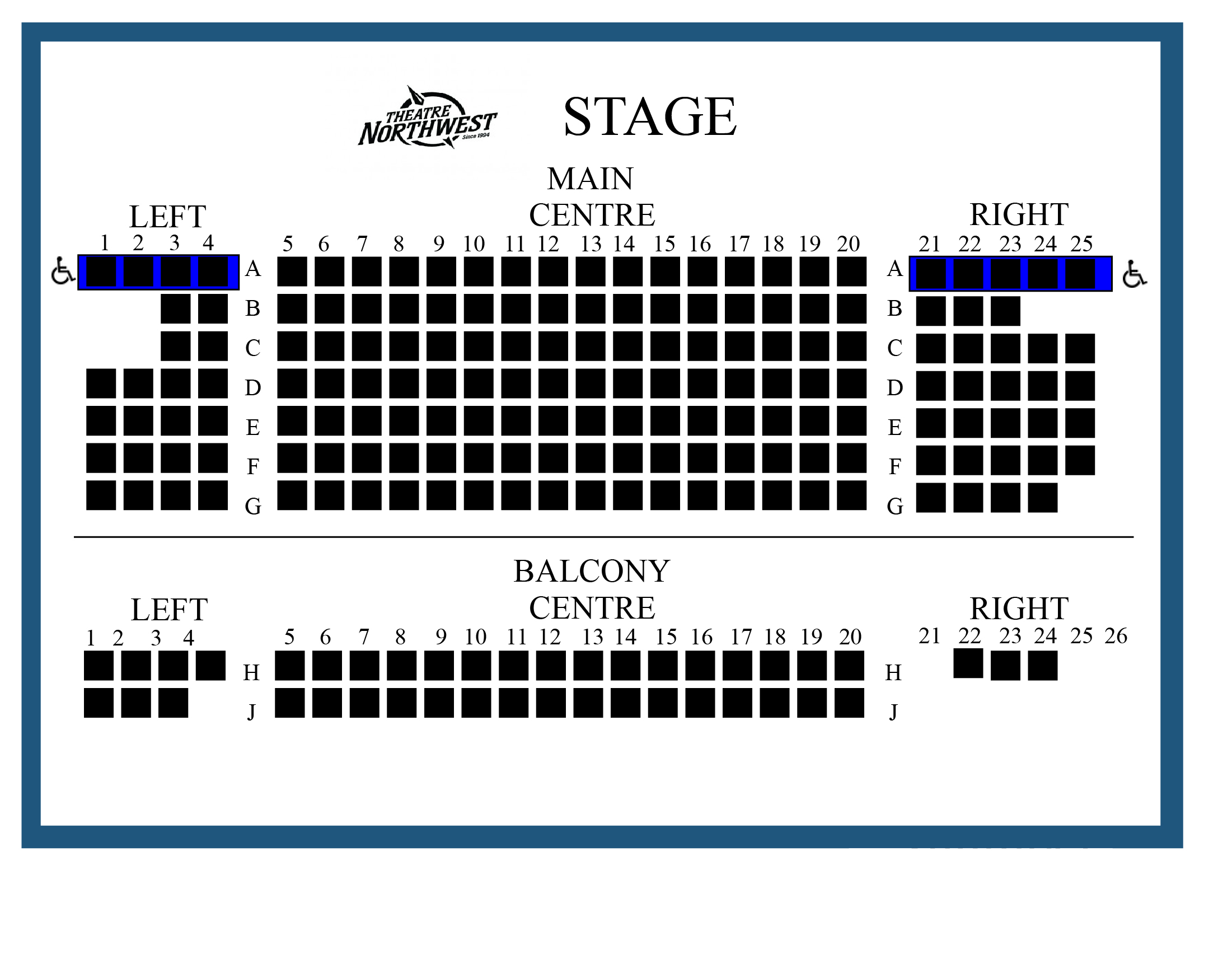 Woodstock Playhouse Seating Chart